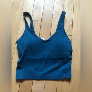 Lululemon teal/blue align tank size 0